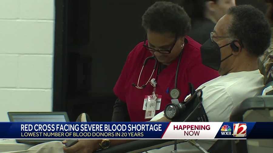 red cross facing severe blood shortage