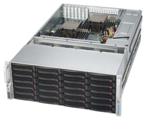 Microway 4U Storage System based on CSE-847BE1C-R1K28LPB