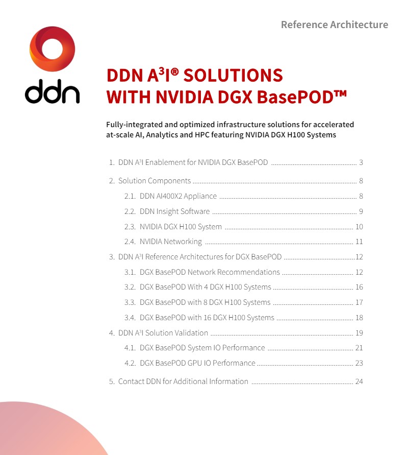 Image of DGX BasePOD Whitepaper